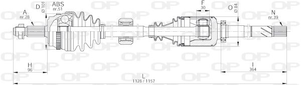 OPEN PARTS Veovõll DRS6210.00